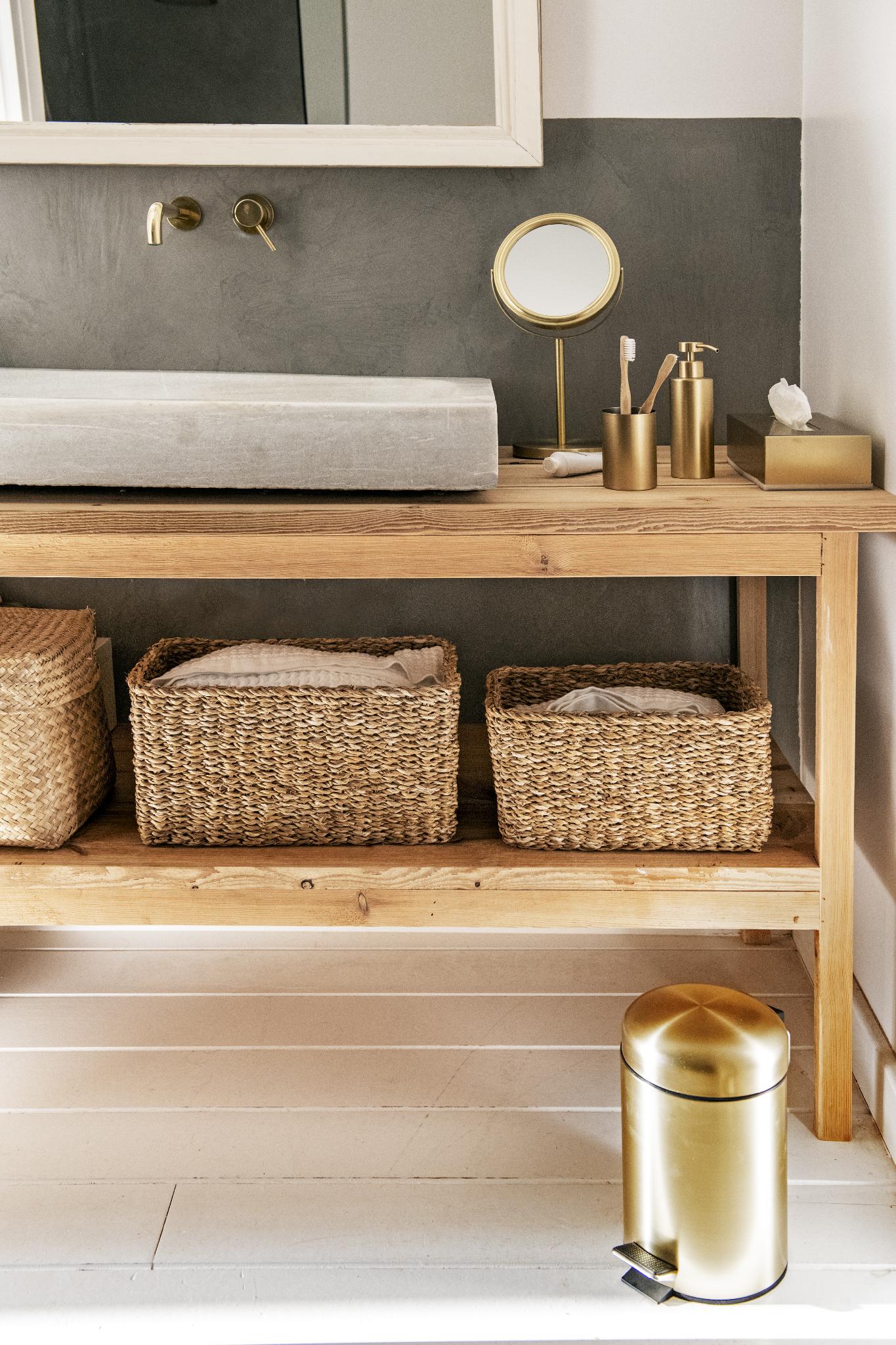 Gold Toothbrush Holder