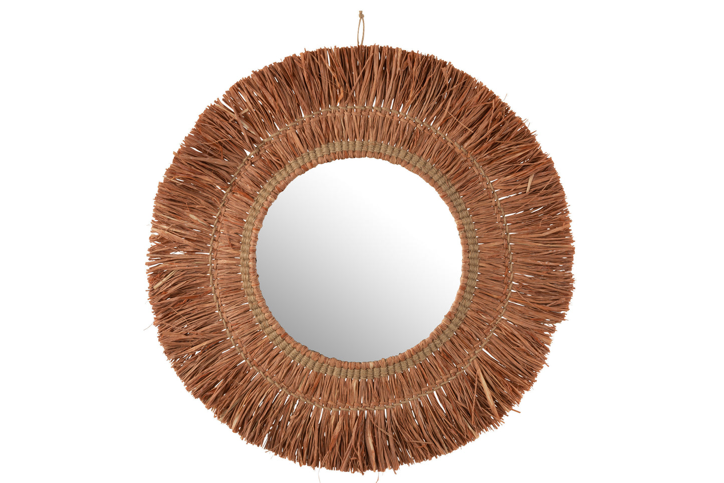 Raffia Hanging Mirror