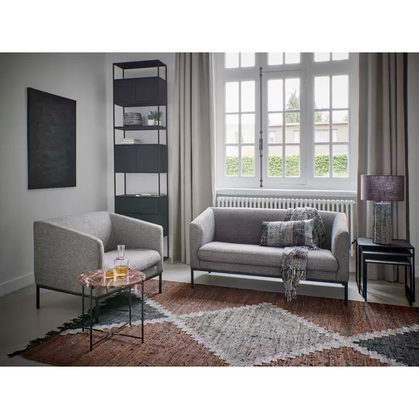 Burned Wood Coffee Table Set