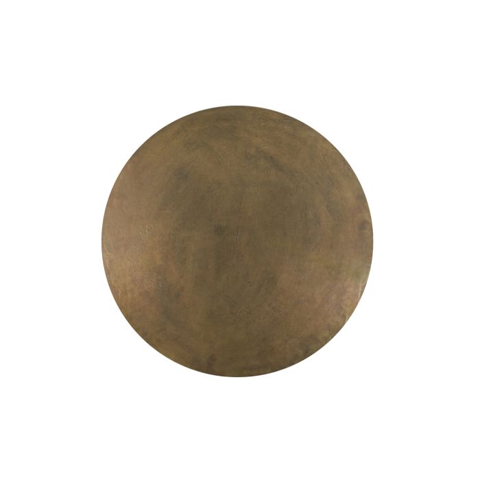 Round Brass Coffee Table