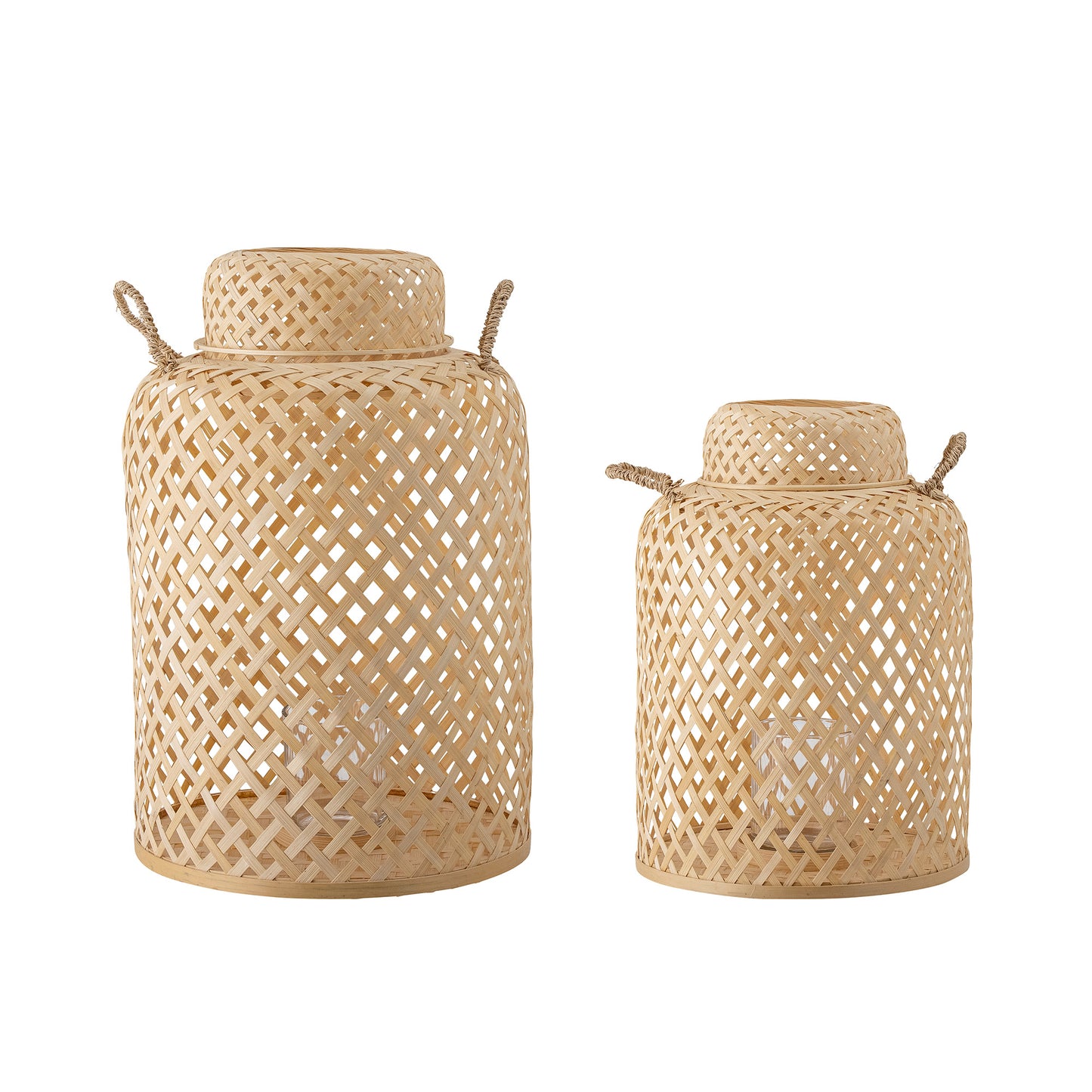 Nature Bamboo Lantern Set (2x)