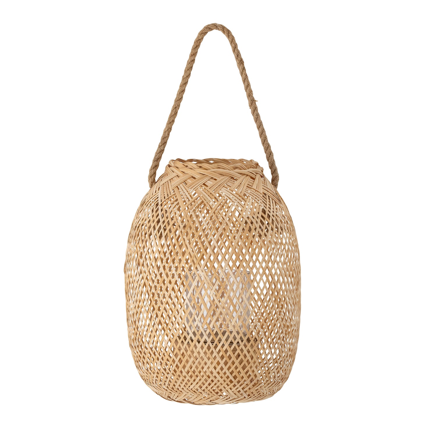 Oval Nature Bamboo Lantern