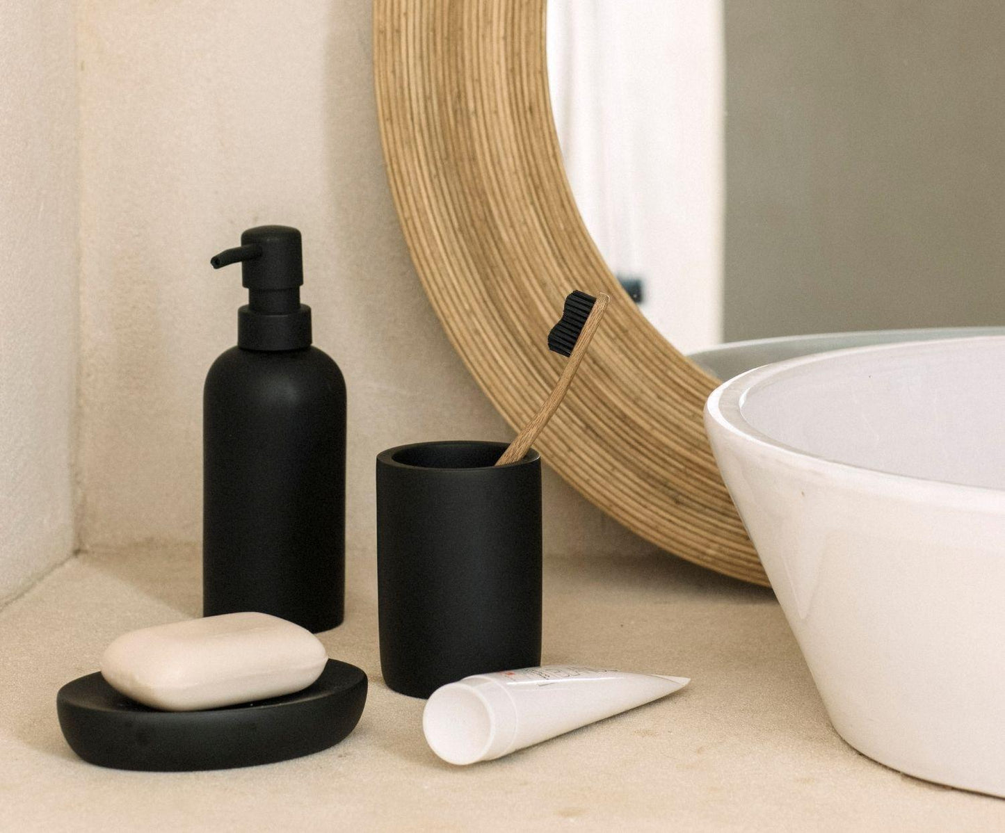 Black Matte Soap Dispenser