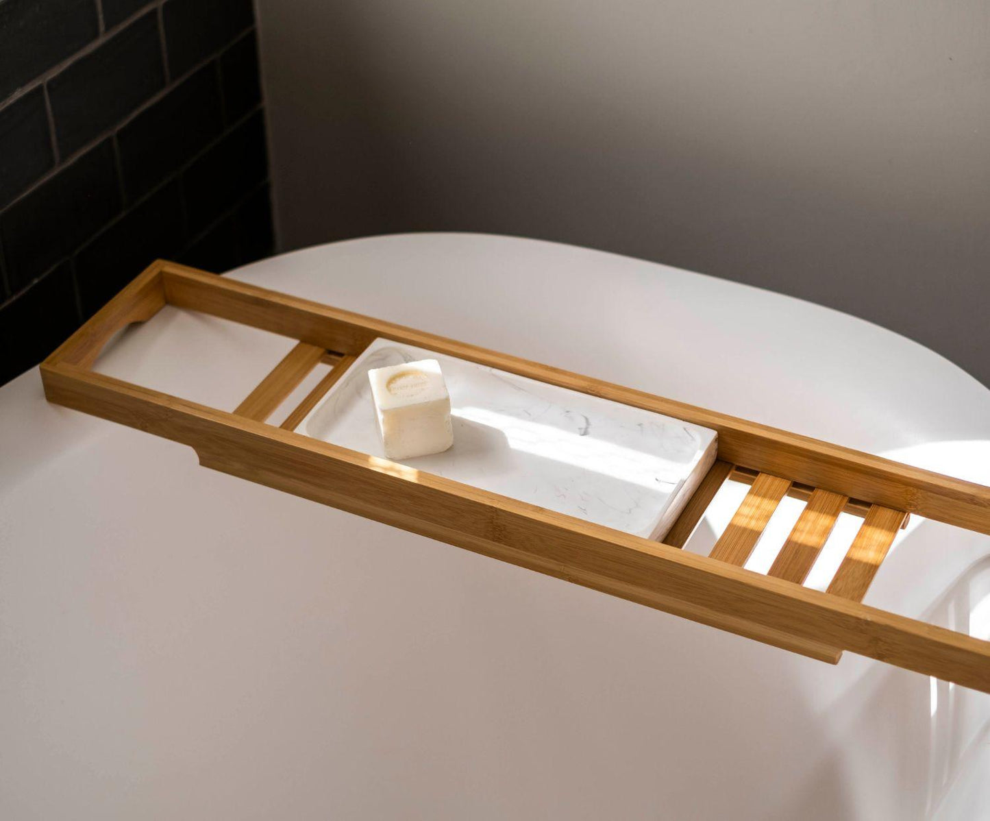 Nature Bamboo Bath Tray