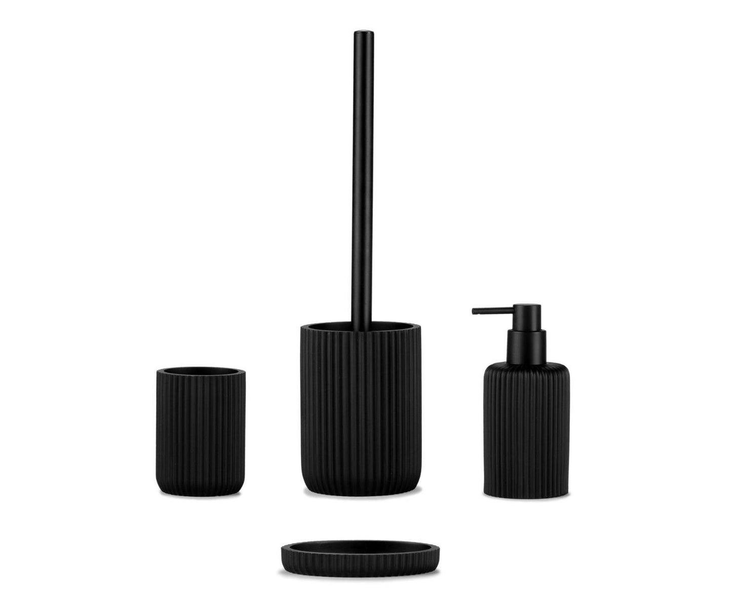 Black Stripes Toothbrush Holder