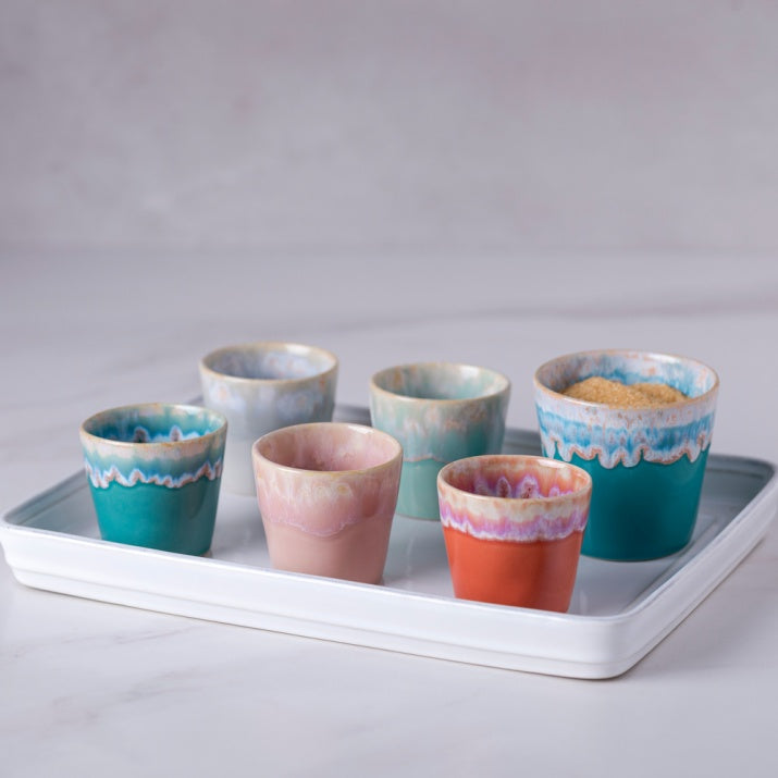 Ceramic Coffee Cup Set (x6)