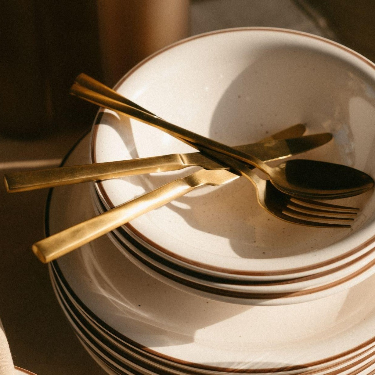 Gold Cutlery Set