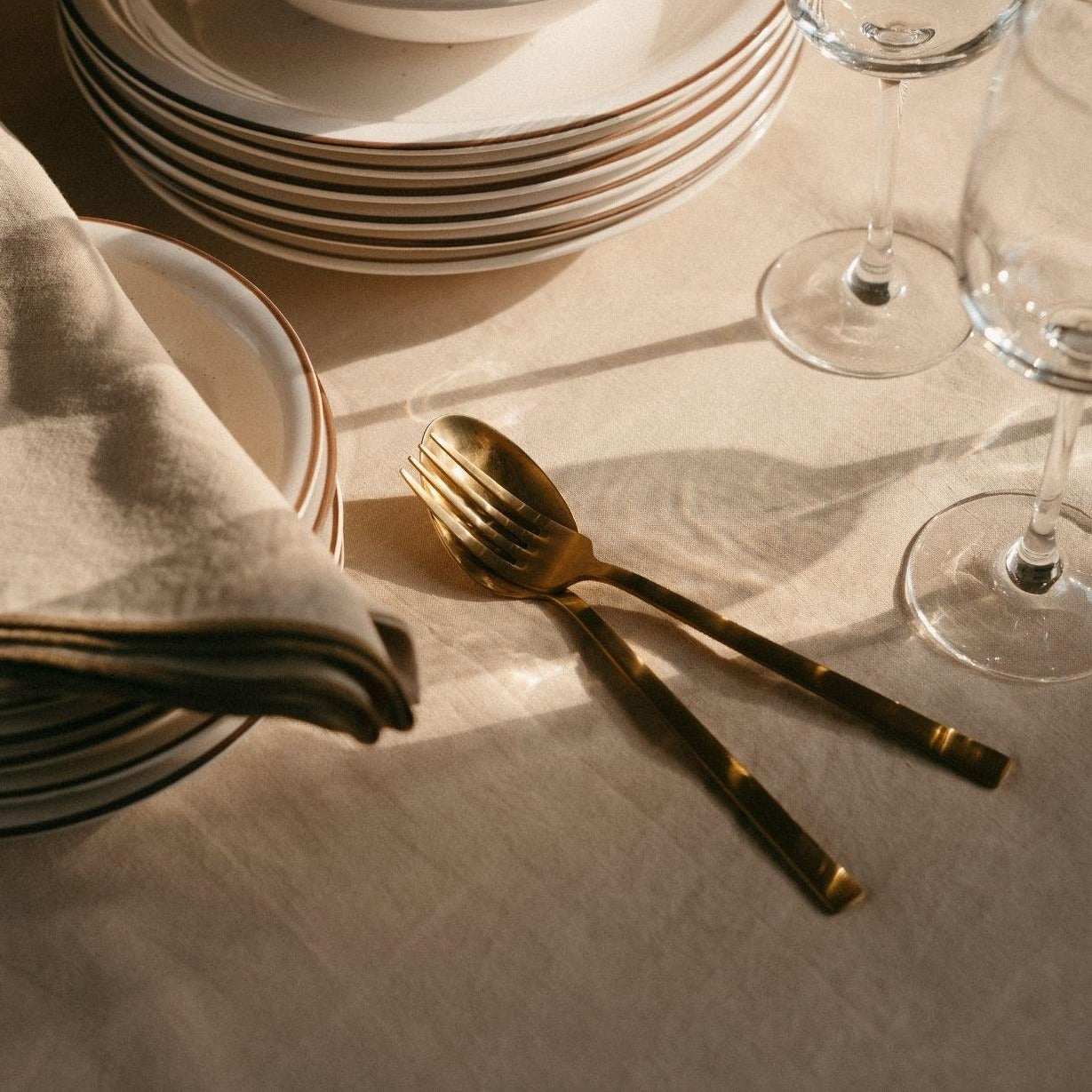 Gold Cutlery Set