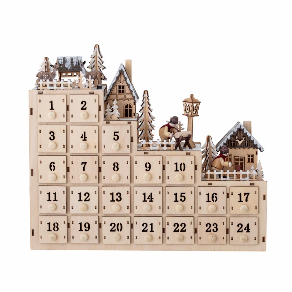 Plywood Christmas Calendar