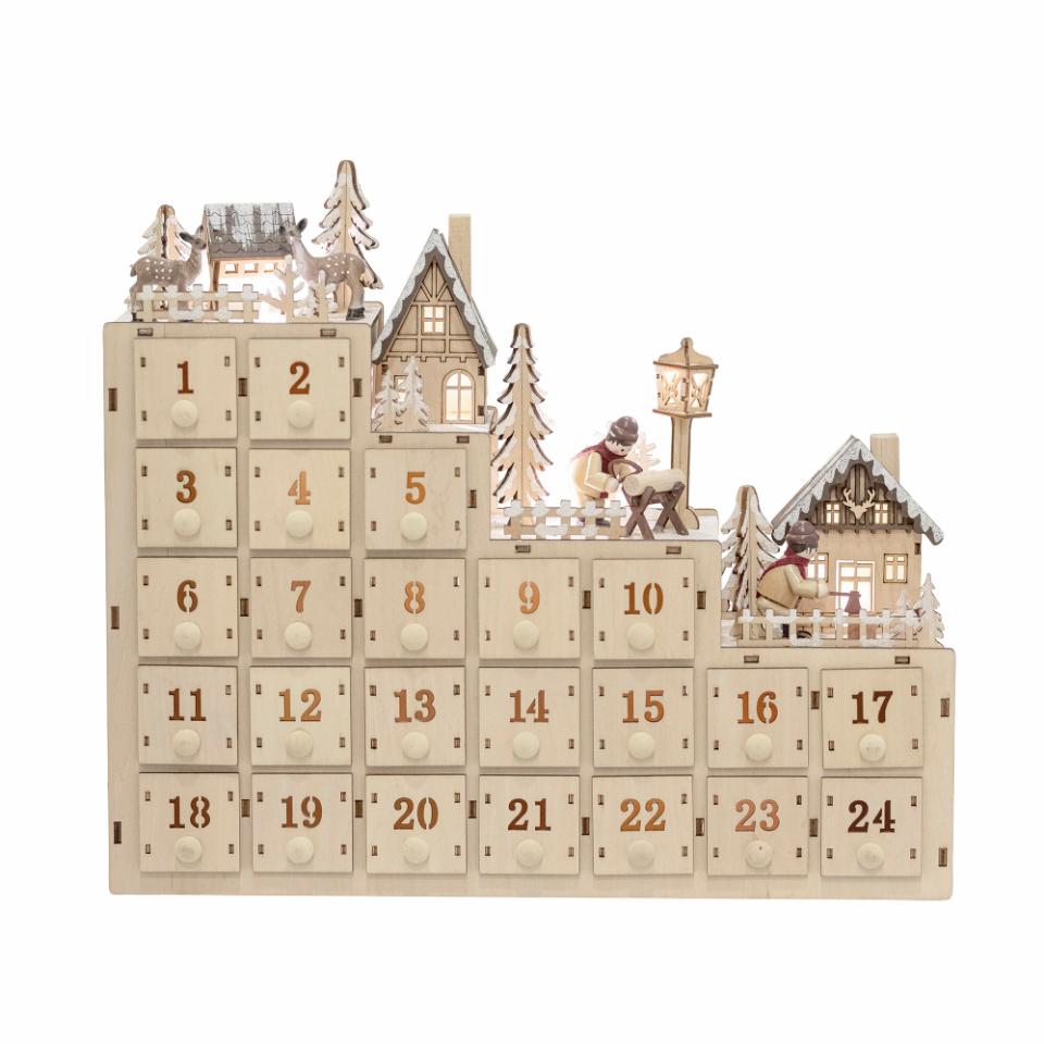 Plywood Christmas Calendar