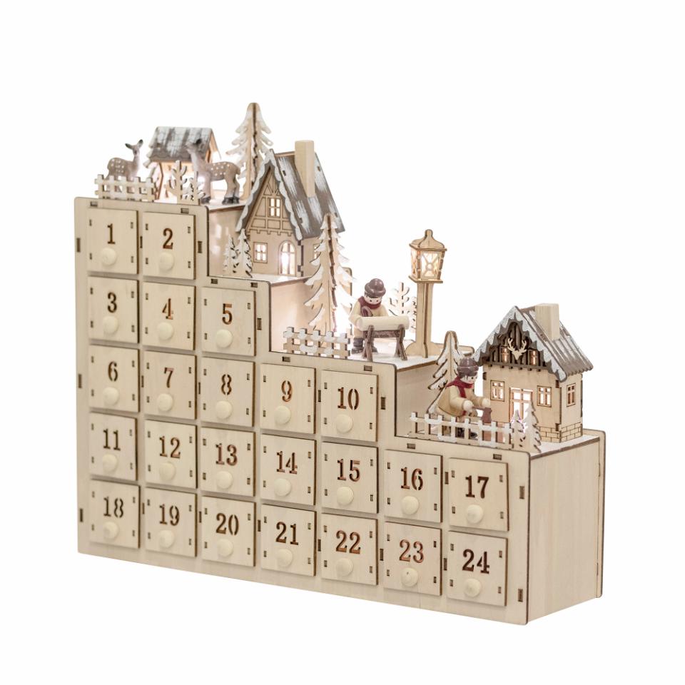 Plywood Christmas Calendar