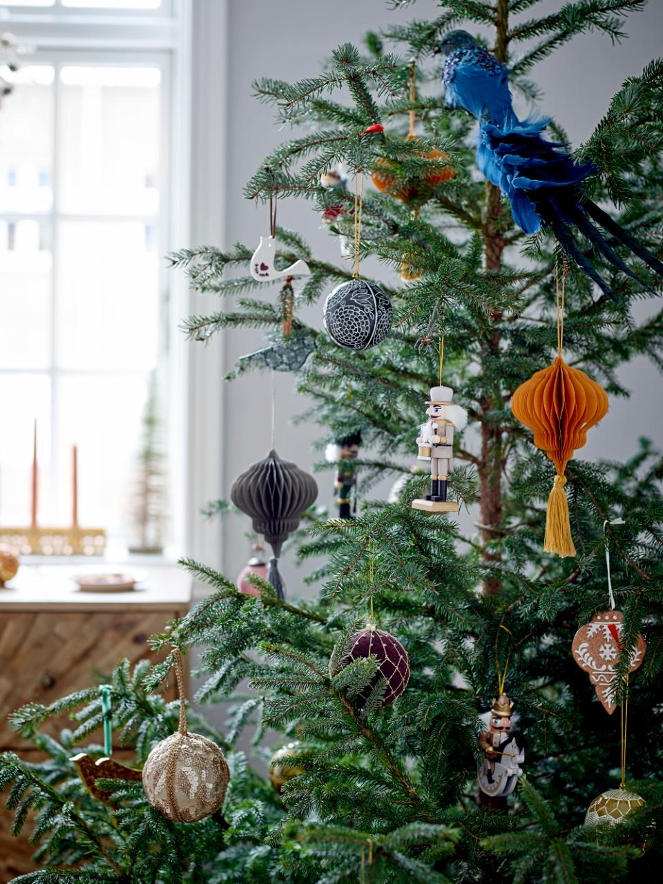 Wood Ornaments Set (x6)