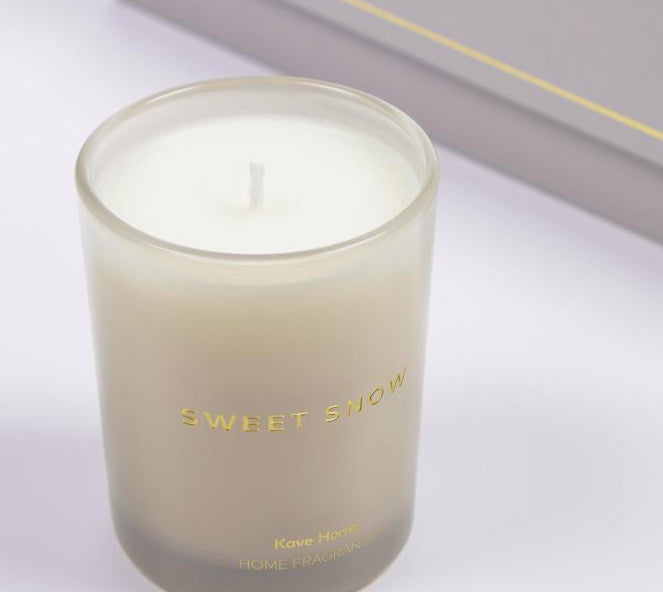 Sweet Snow Scented Candle & Diffuser Box