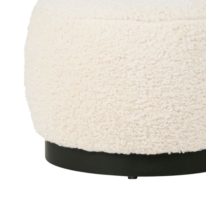 Beige Pouf