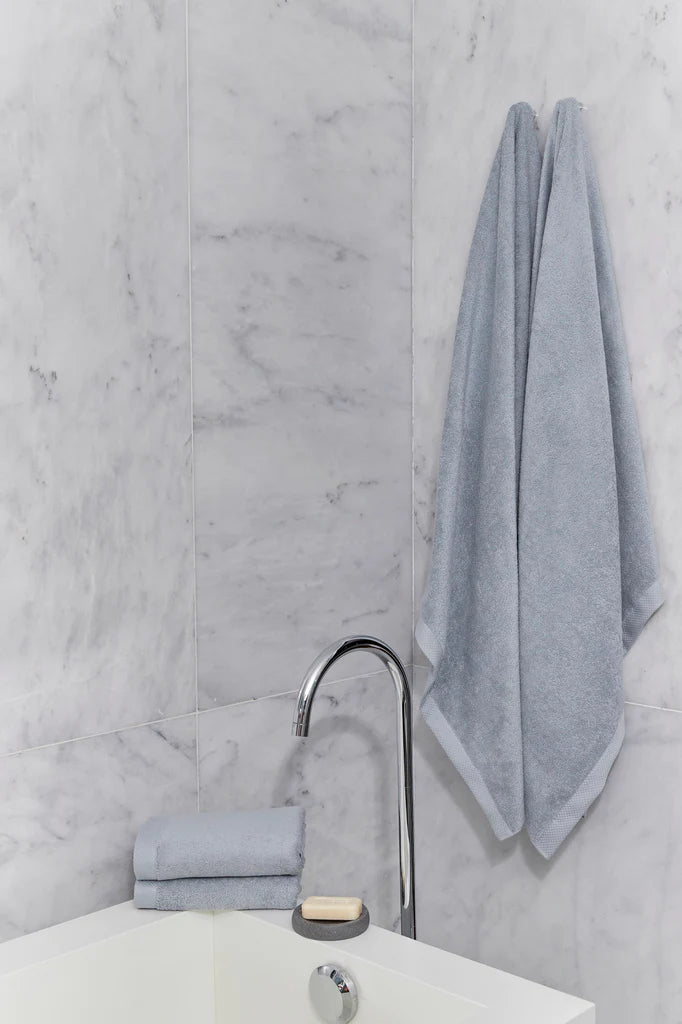 Grey Cotton Bath Towel