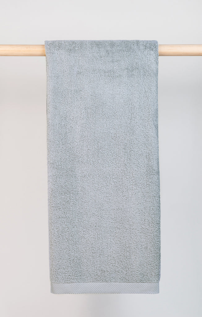 Grey Cotton Bath Towel