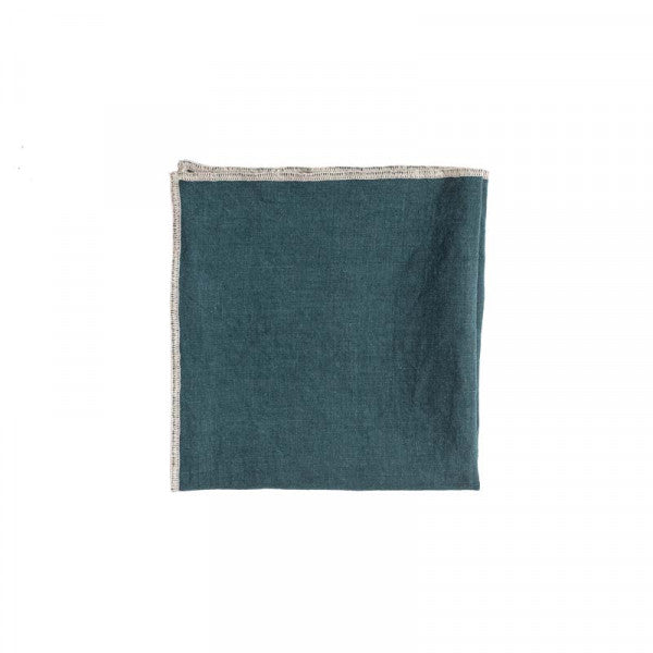 Blue Linen Napkin Set (x2)