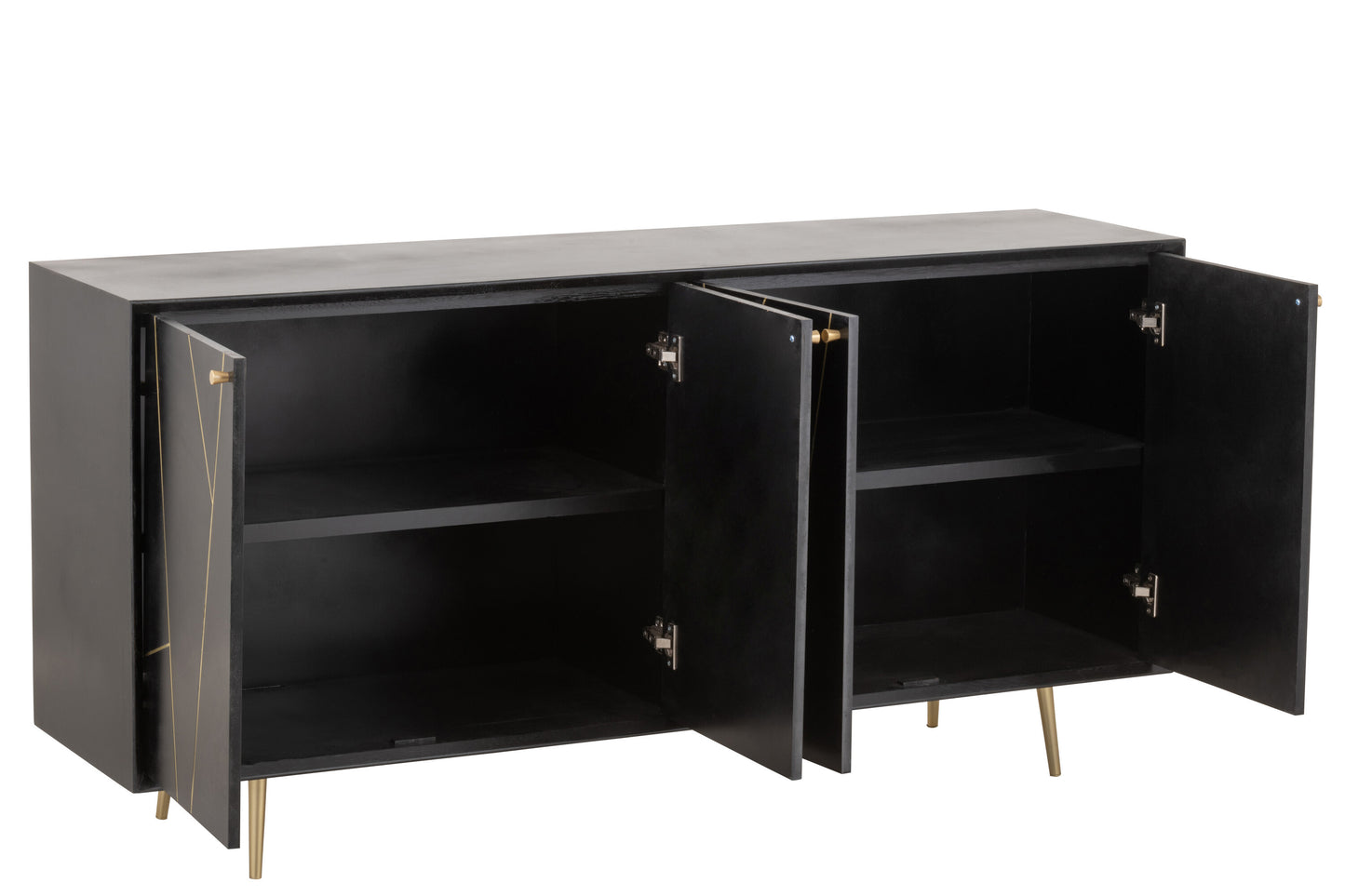 Black Wood Sideboard