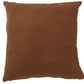Brown Pillow W/Stripes