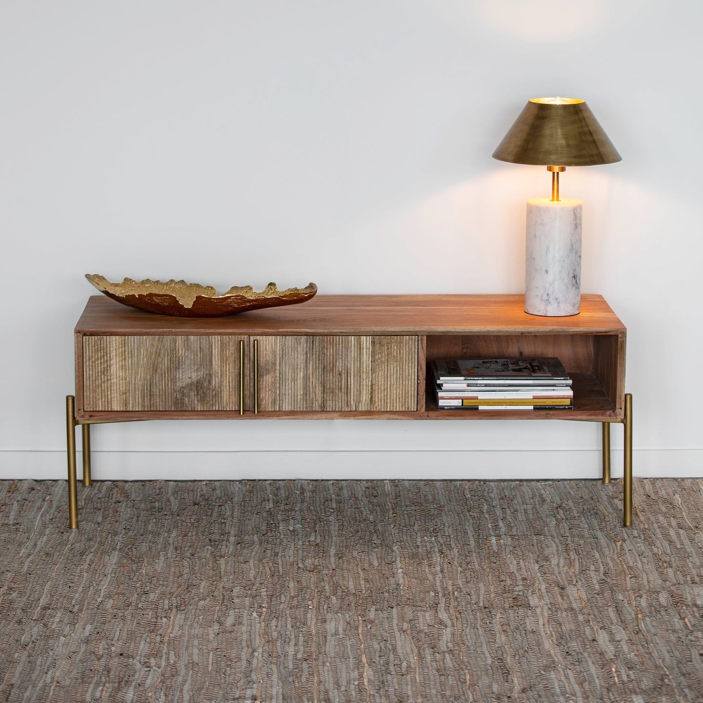 Gold Aluminium Platter