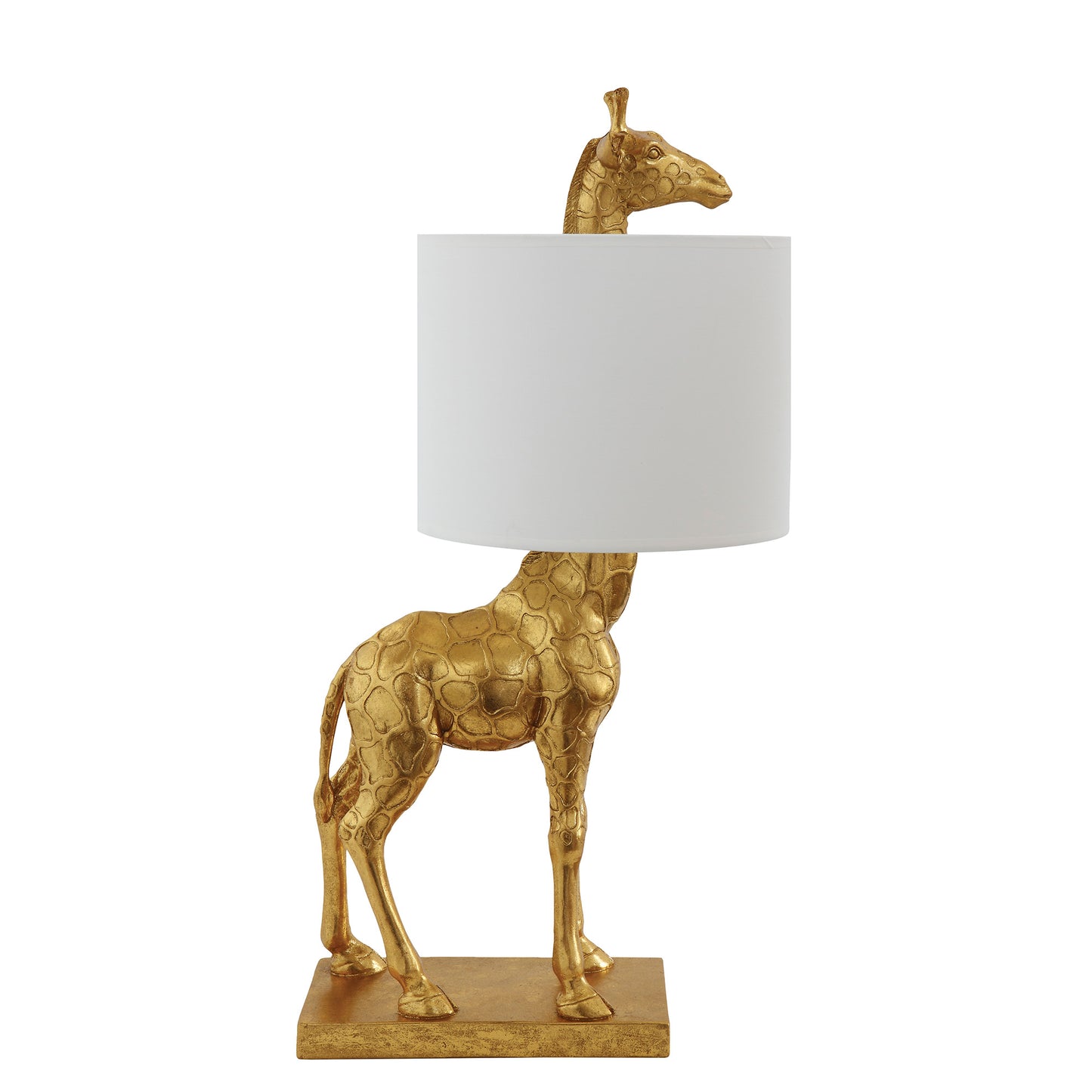 Golden Giraffe Lamp