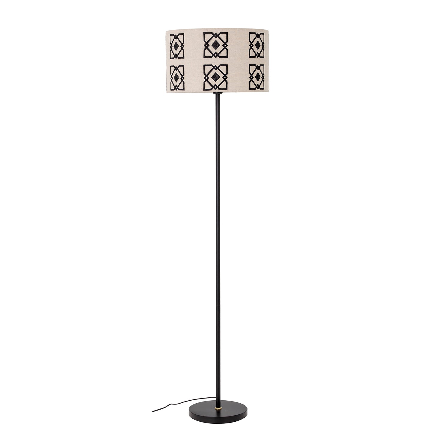 Metal Floor Lamp W/Shade