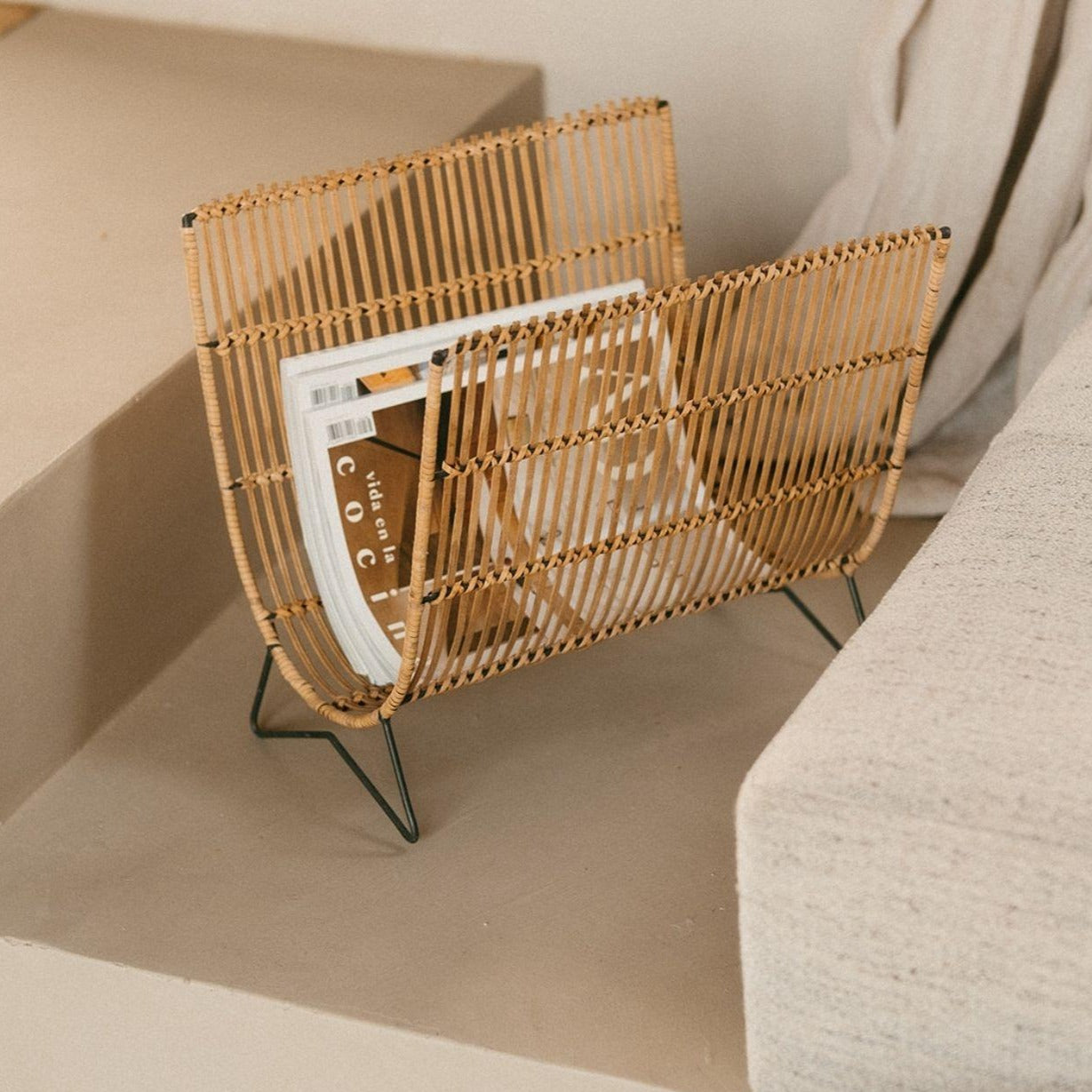Nature Bamboo Magazine Rack