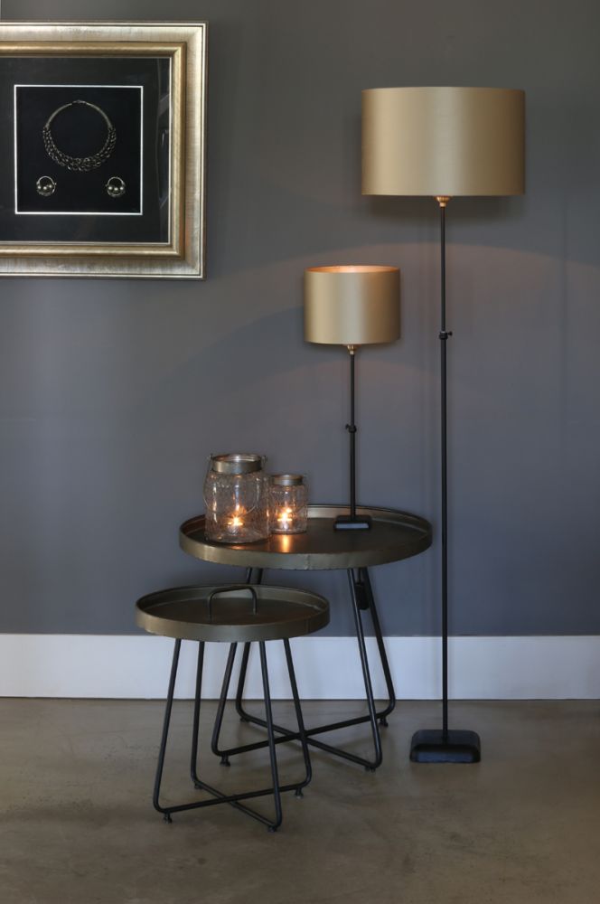 Adjustable Black Metal Floor Lamp