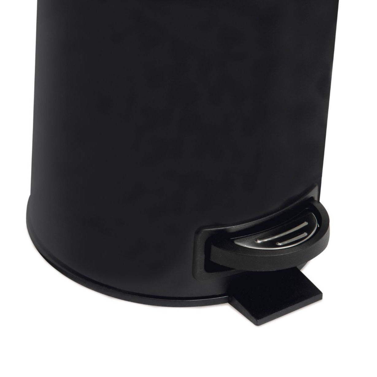 Black Metal Wastepaper Basket