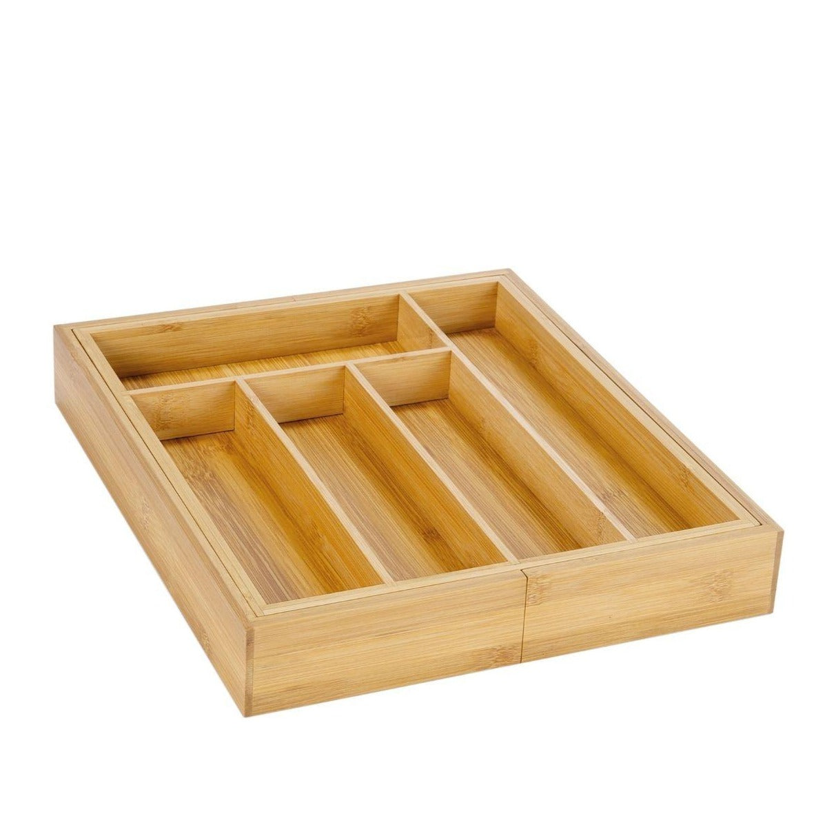 Bamboo Extensible Tray For Cutlery