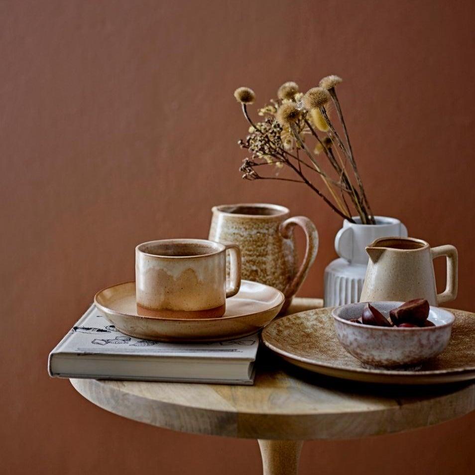 Beige Ceramic Plate Set (x6)