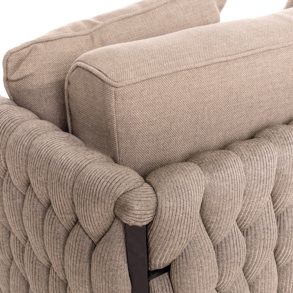 Beige Fabric Sofa