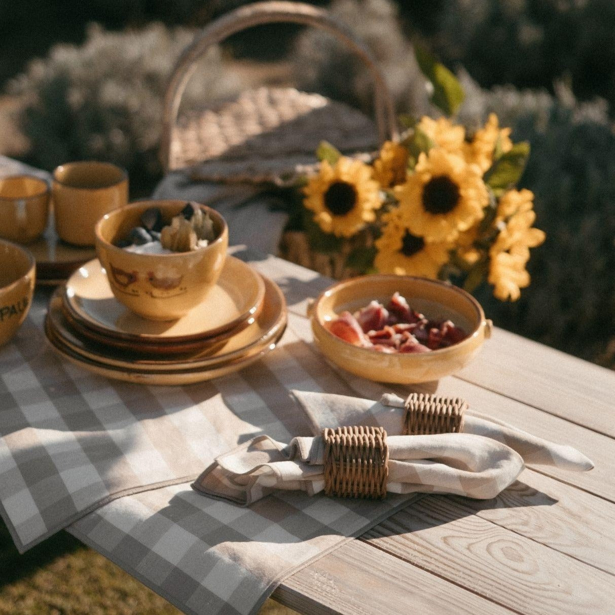 Beige Linen Napkin Set (x2)