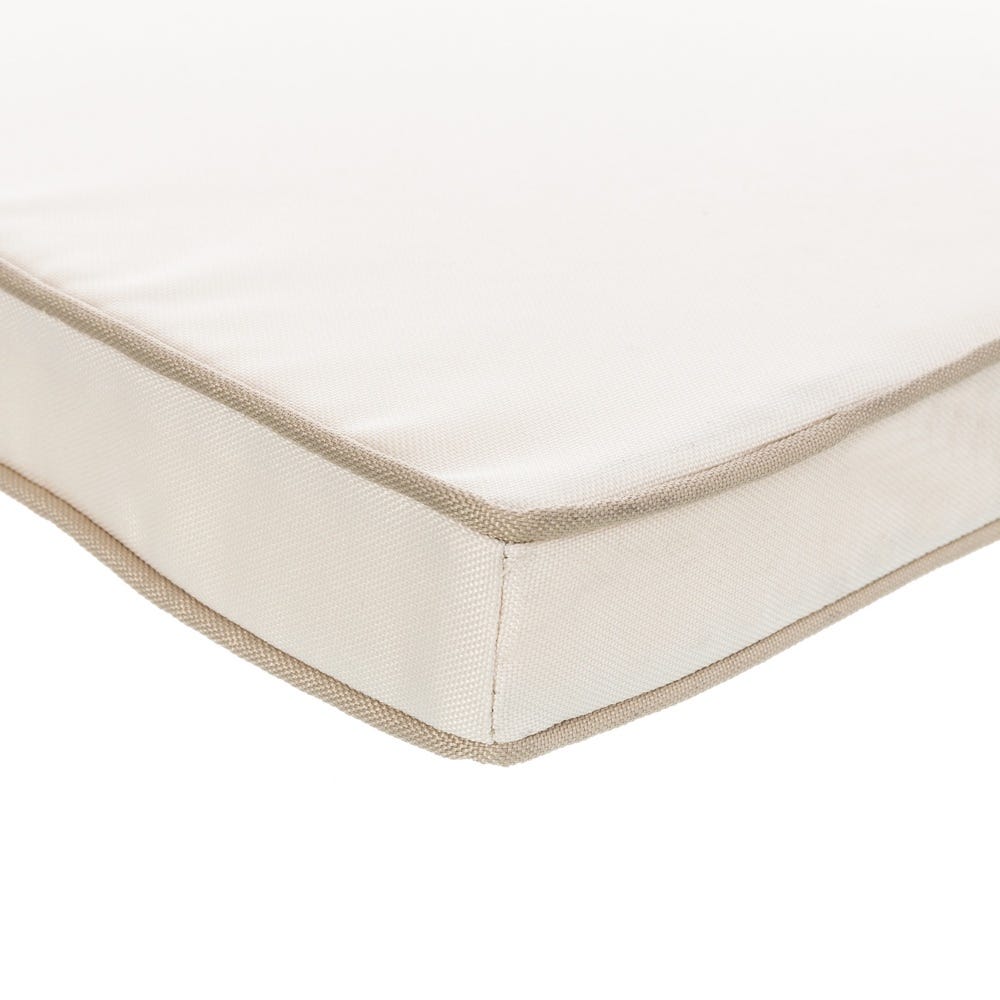 Beige Polyester Sun Lounger Cushion