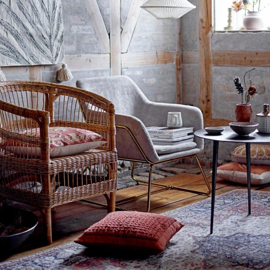 Black Aluminium Side Table