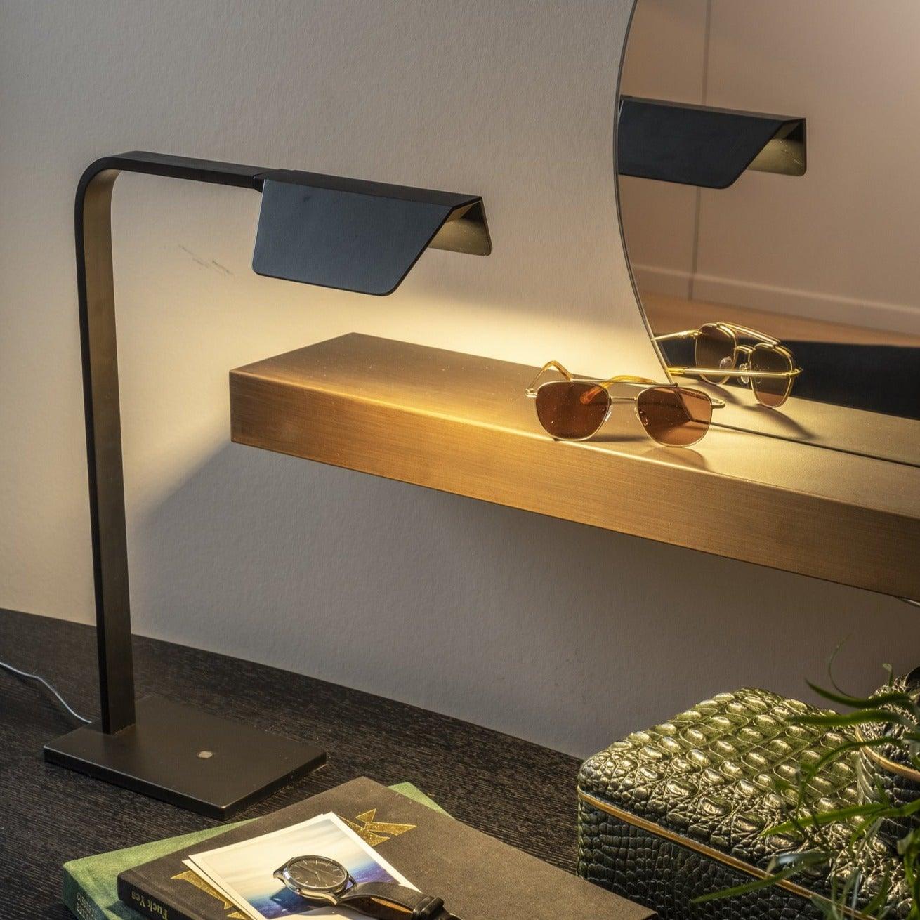 Black Aluminium Table Lamp