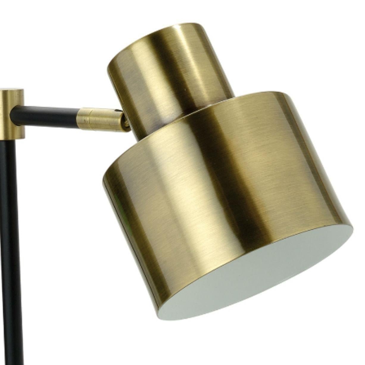 Black Brass Table Lamp