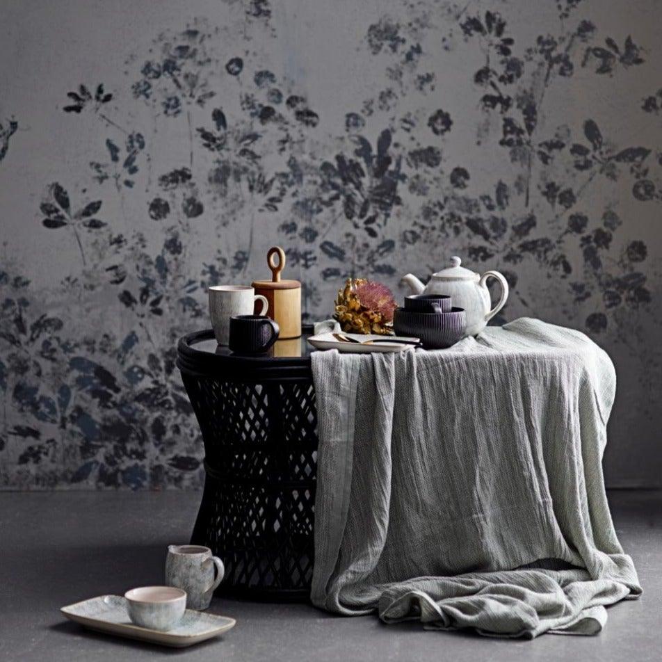 Black Ceramic Mug Set (x6)