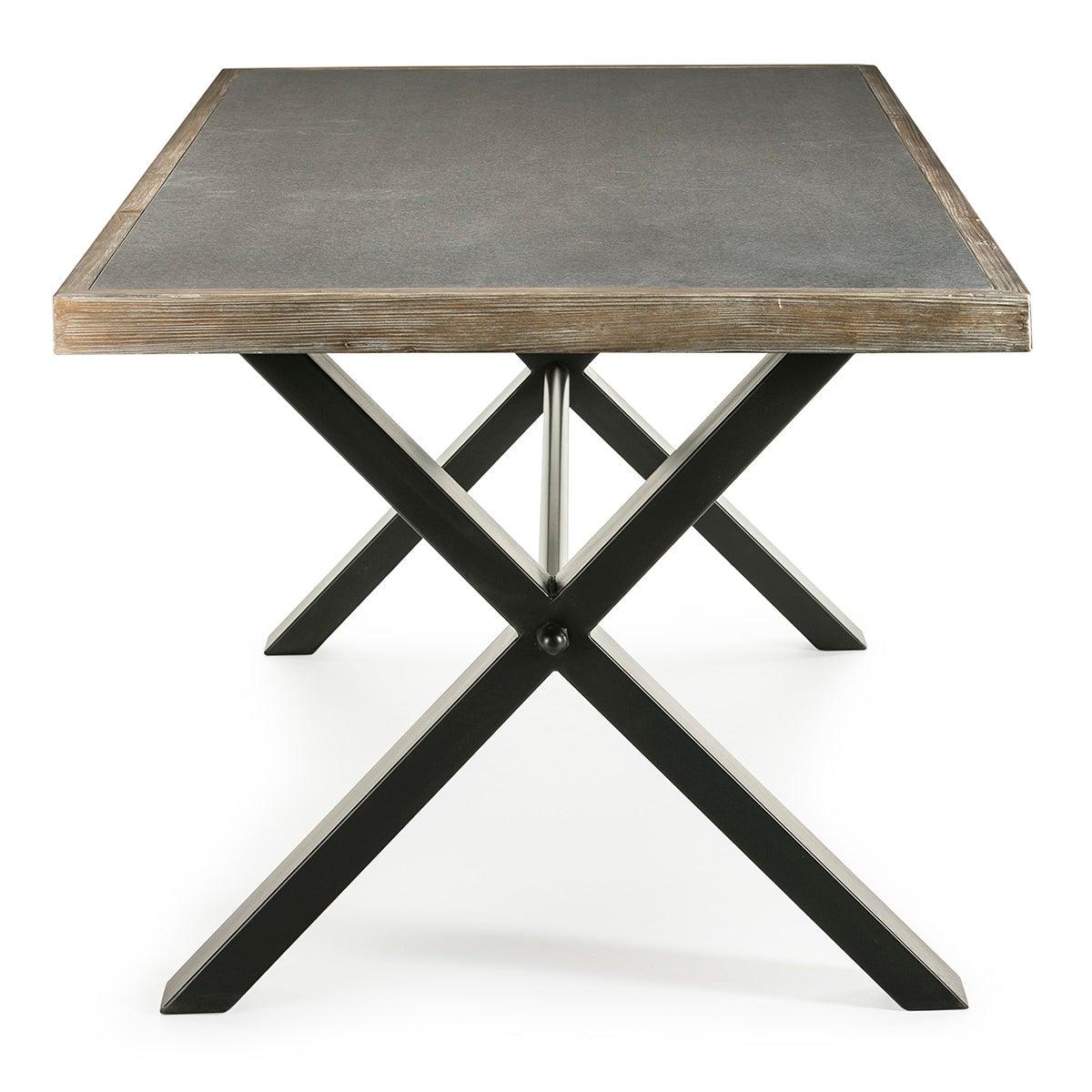 Black Concrete Dining Table