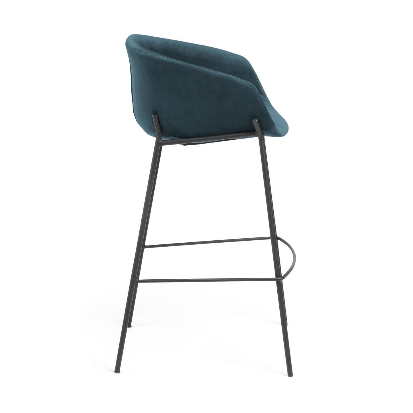 Black Iron Legs Barstool