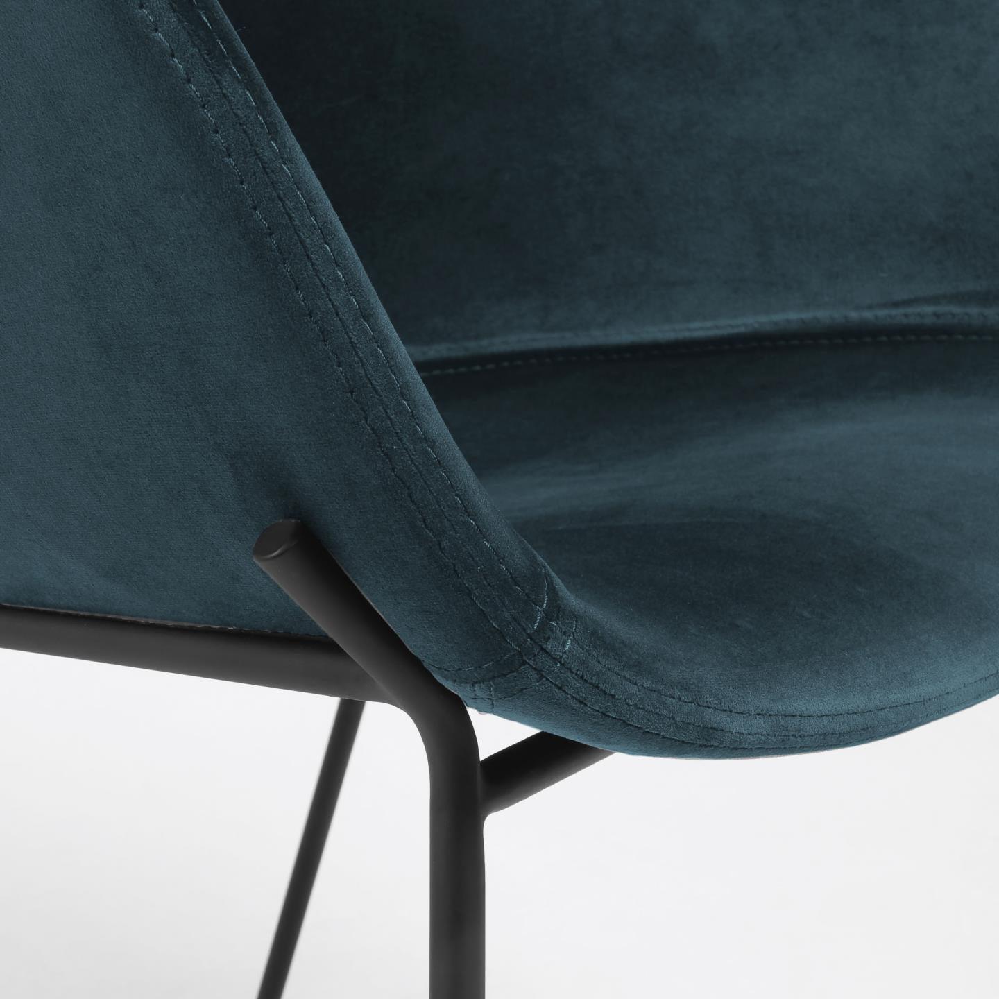 Black Iron Legs Barstool
