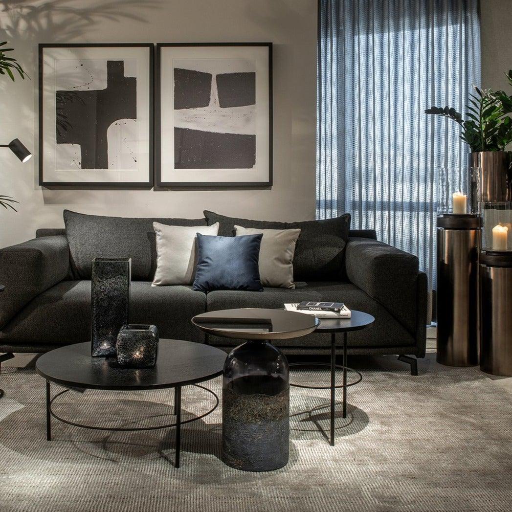 Black Iron Side Table