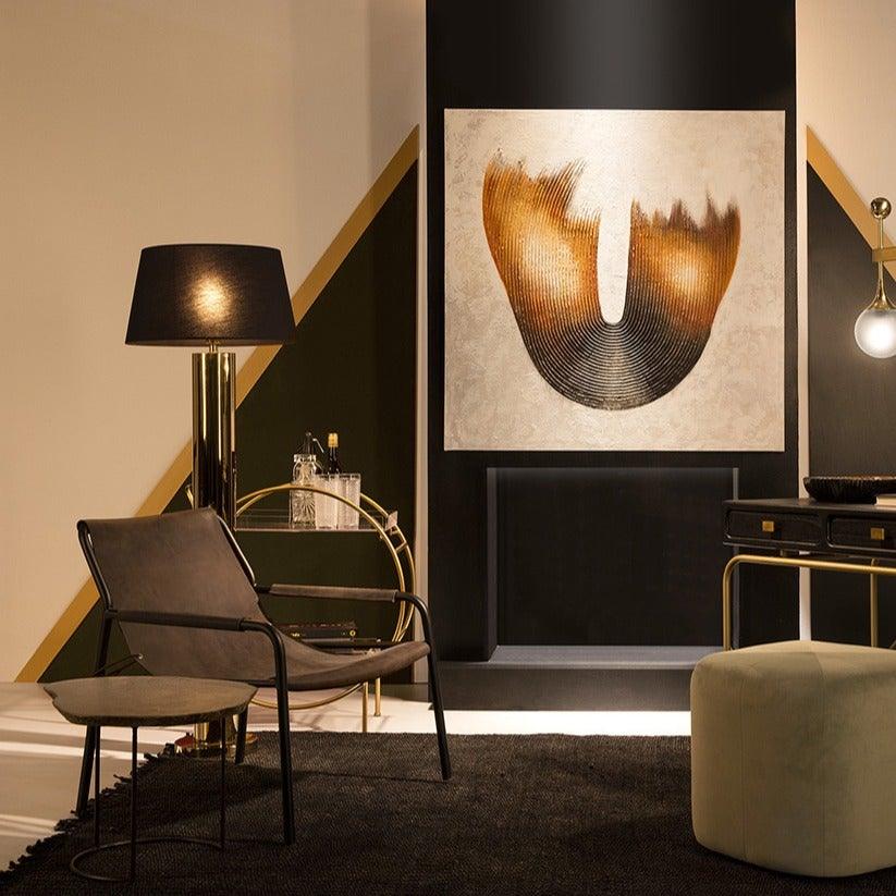 Black Leather Armchair