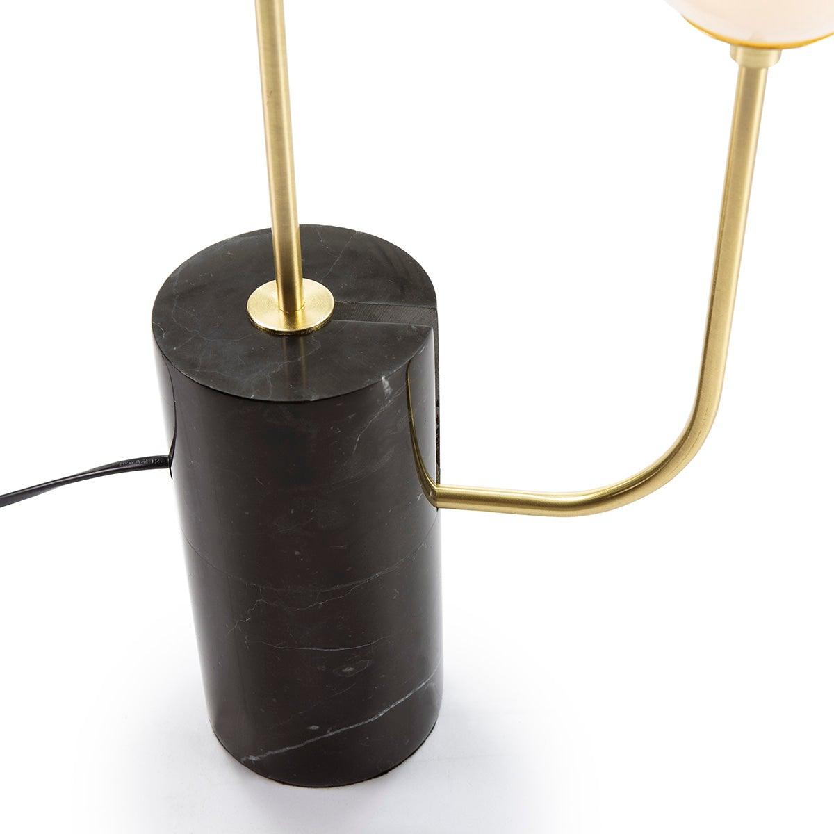 Black Marble Table Lamp