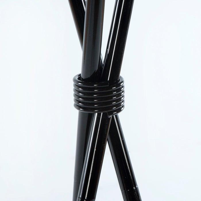 Black Metal Floor Lamp W/Lampshade