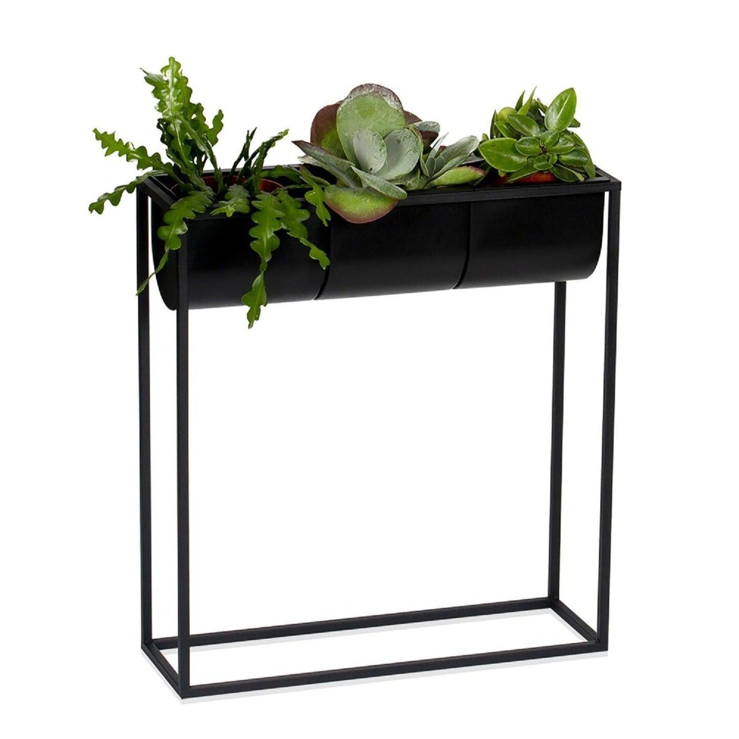 Black Metal Flower Pot