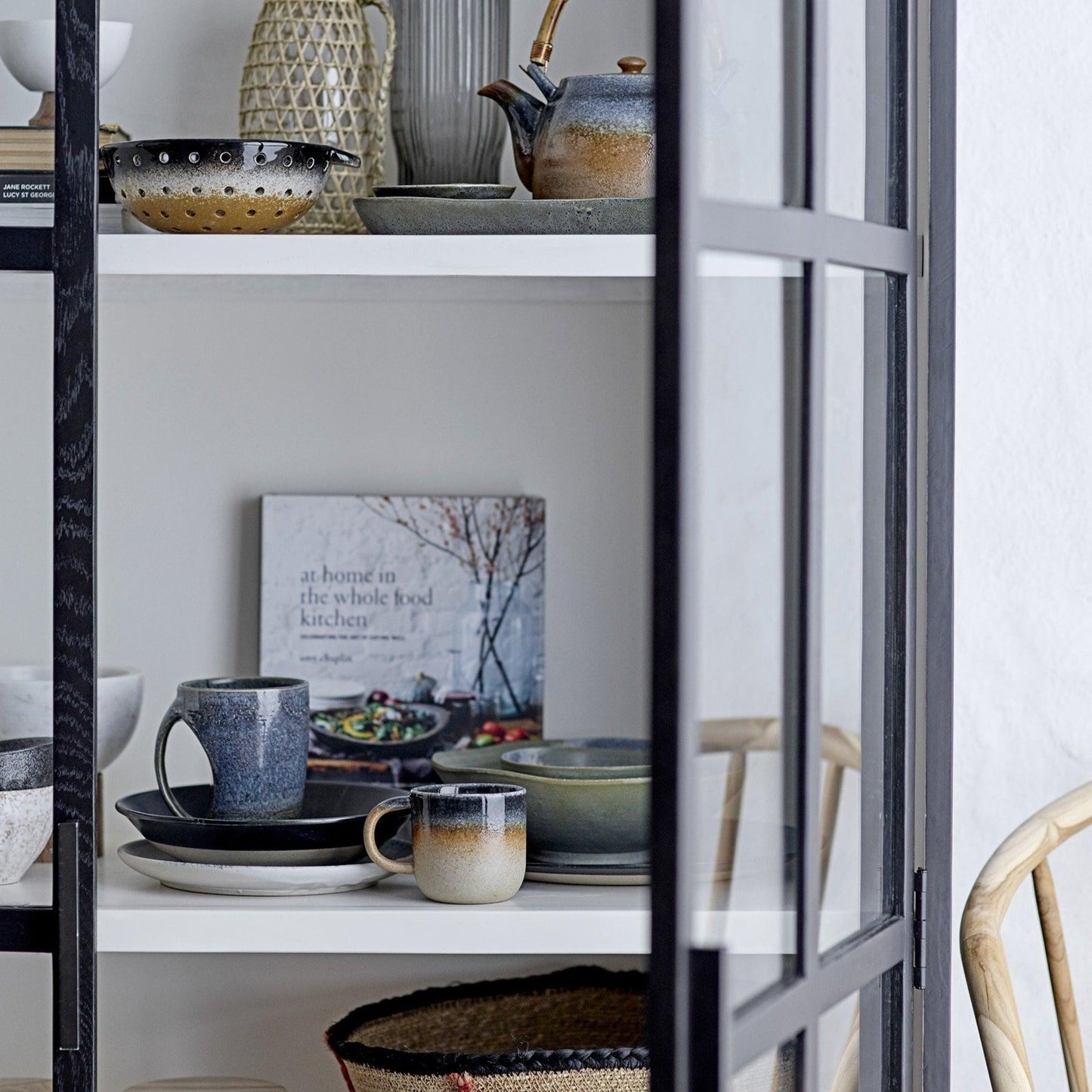 Black Oak Wood Cabinet