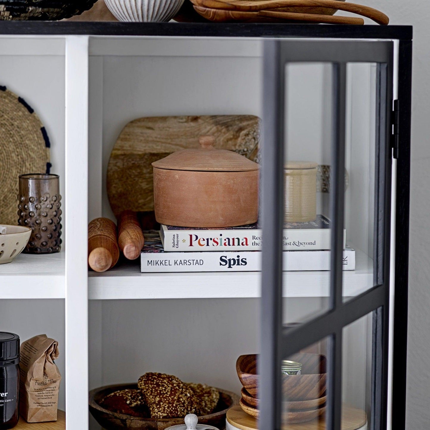 Black Oak Wood Cabinet