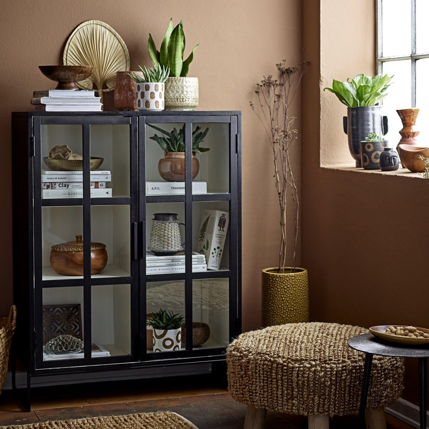 Black Oak Wood Cabinet