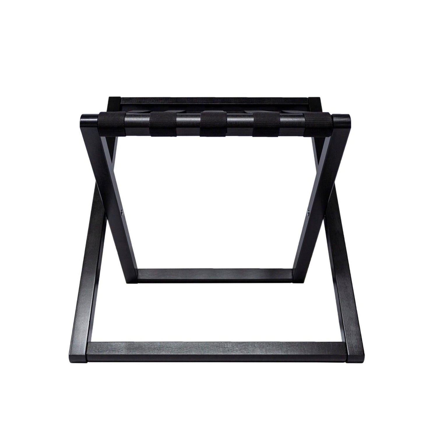 Black Wood Luggage Rack